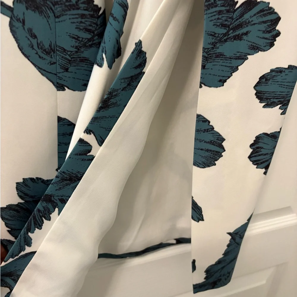 C/MEO Collective deep Green  and Cream Floral Maxi Dress - Picture 6 of 10